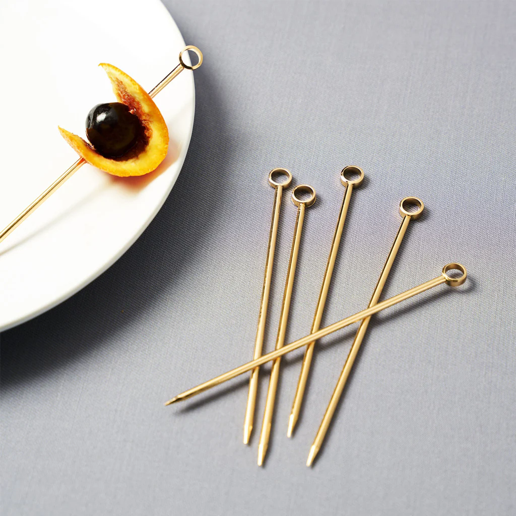 Viski Cocktail Picks Gold Plated - Image 2