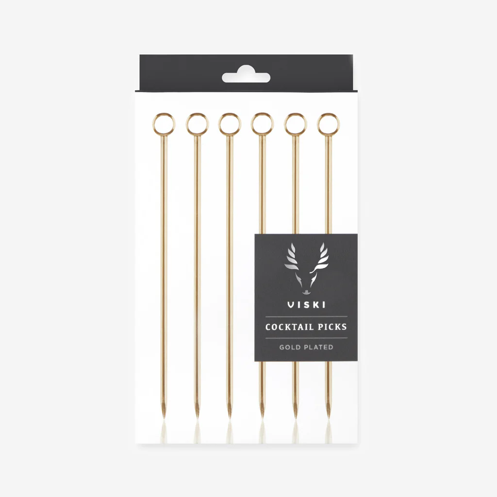 Viski Cocktail Picks Gold Plated - Image 4