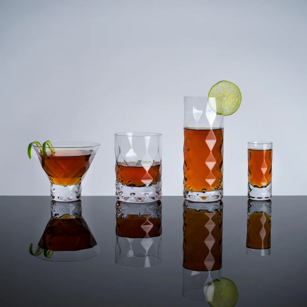 Viski Gem Crystal Highball Glasses - Image 3