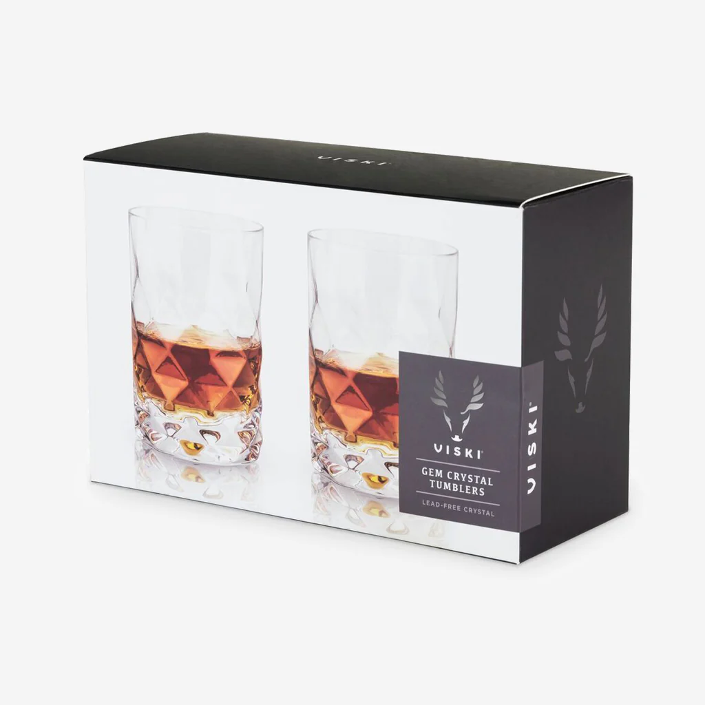 Viski Gem Crystal Tumblers - Image 6