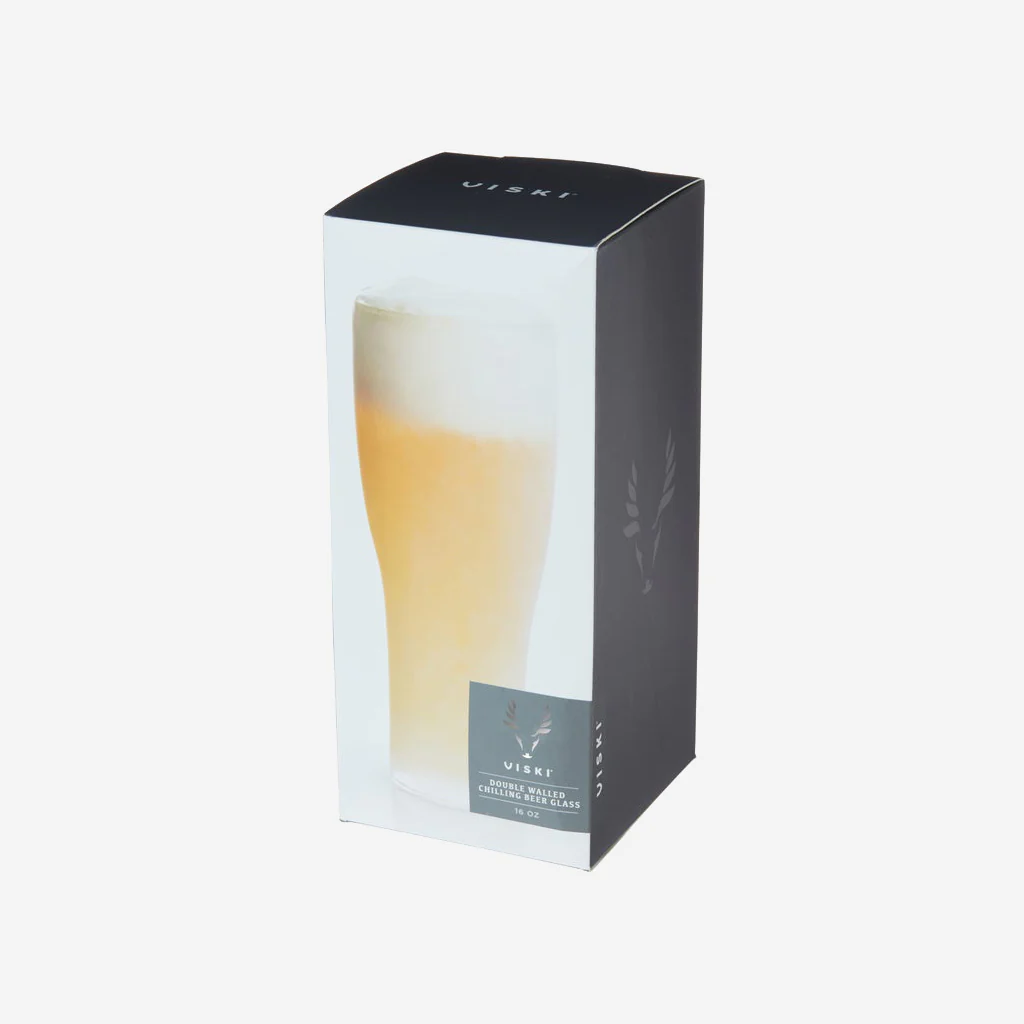 Viski Glacier Double Walled Chilled Beer Glass - Image 7