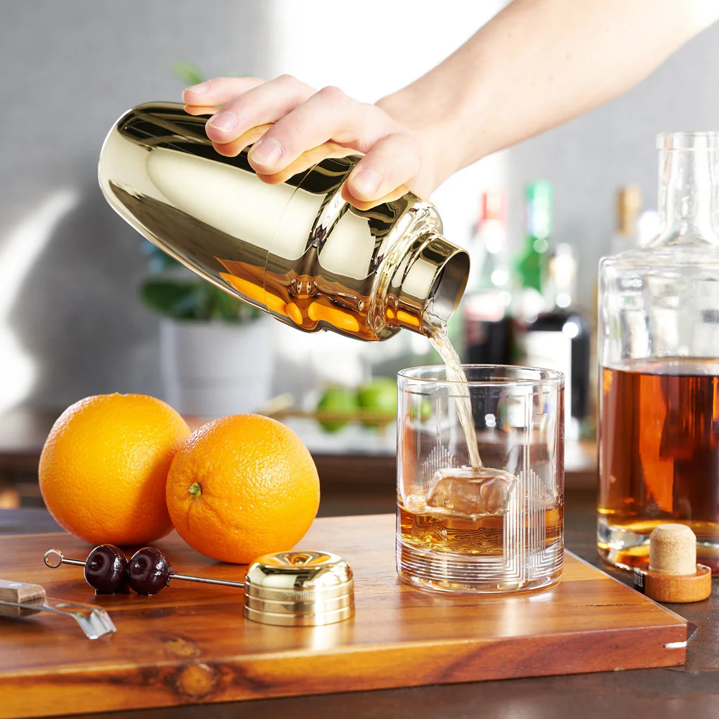 Viski Gold Heavyweight Cocktail Shaker - Image 2
