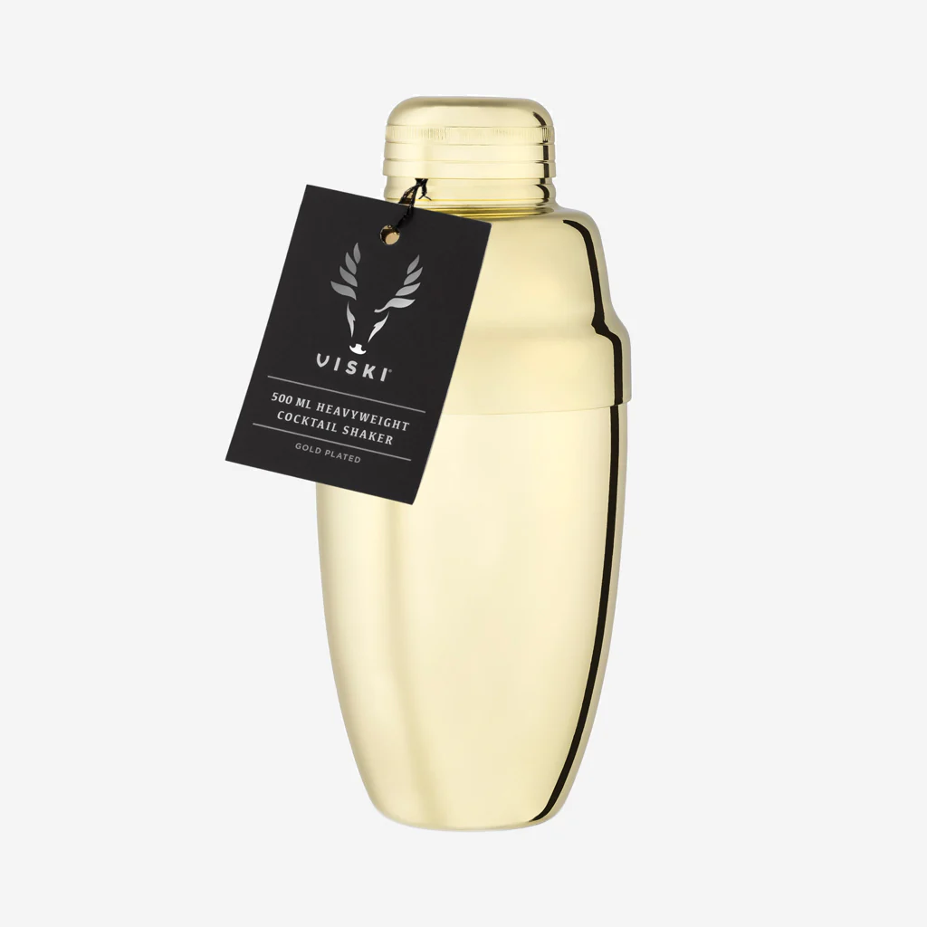 Viski Gold Heavyweight Cocktail Shaker - Image 6