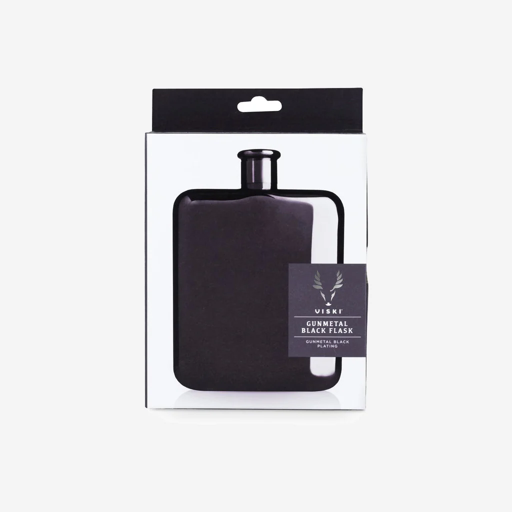Viski Gunmetal Black Flask - Image 5