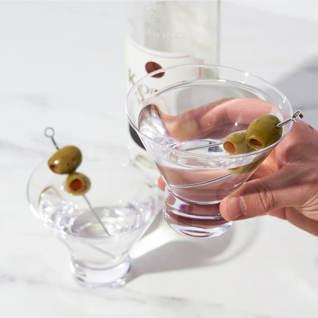 Viski Heavy Base Martini Glasses - Image 2