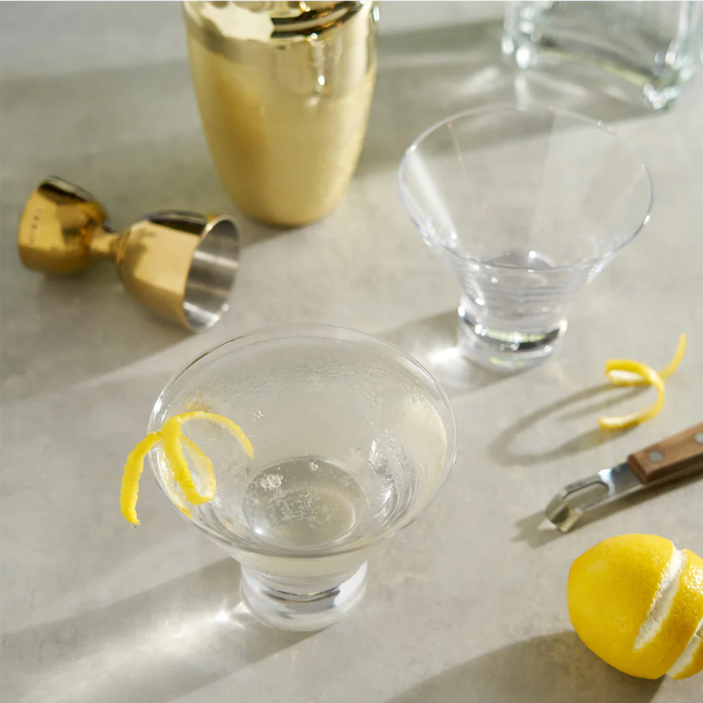 Viski Heavy Base Martini Glasses - Image 3