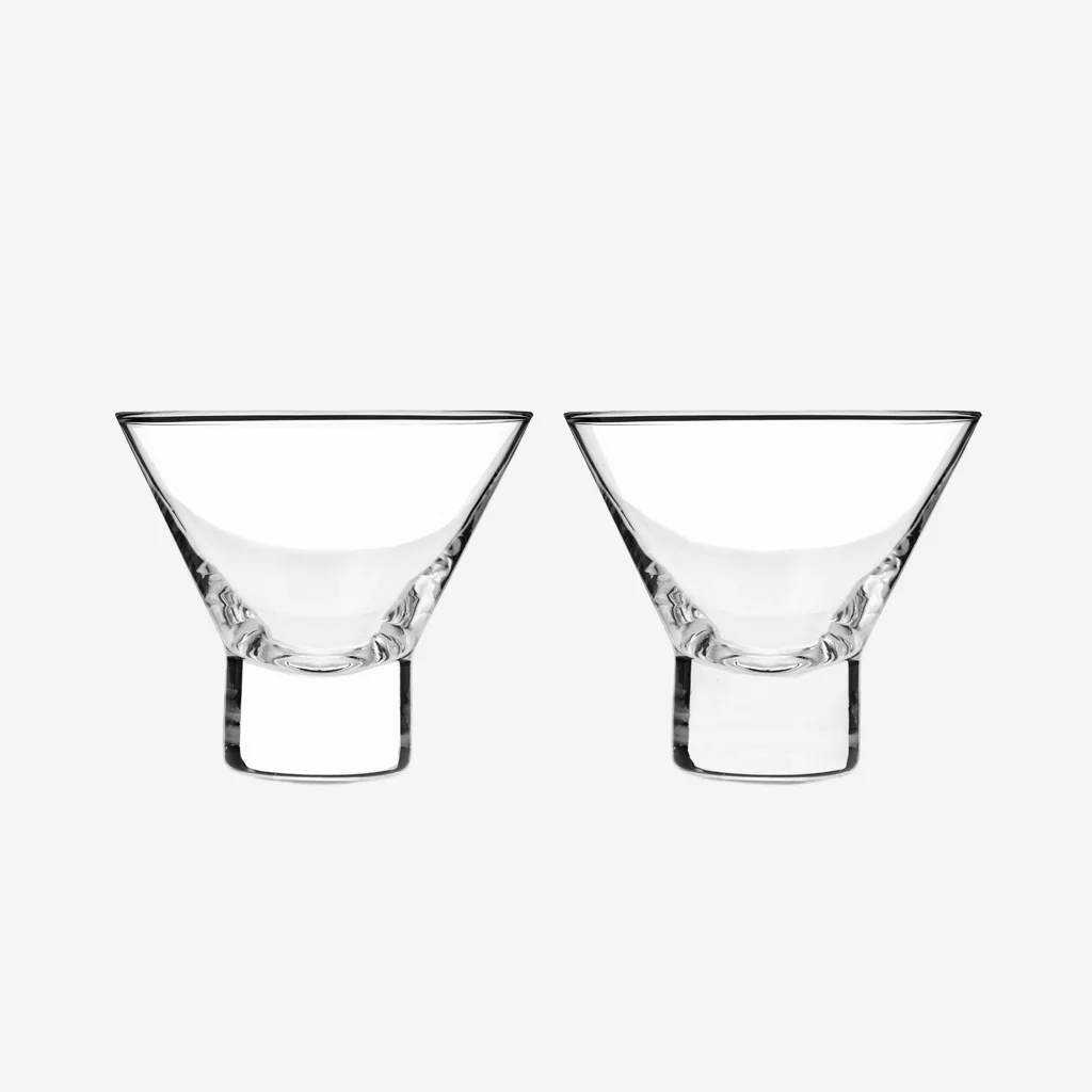 Viski Heavy Base Martini Glasses - Image 4
