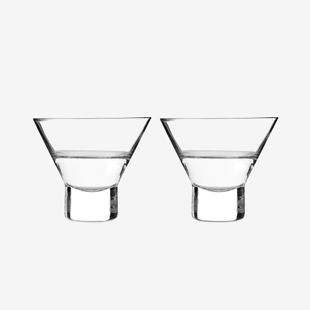 Viski Heavy Base Martini Glasses - Image 5