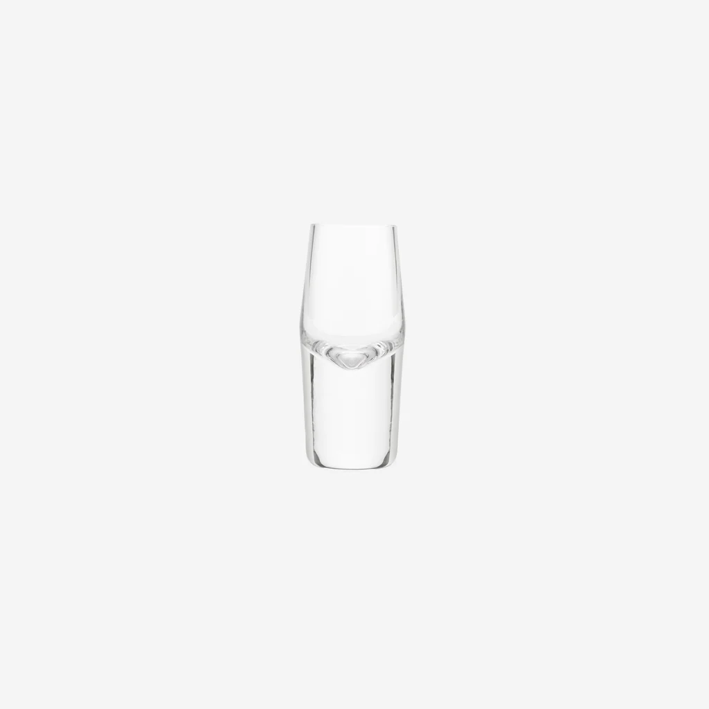 Viski Raye Heavy Base Crystal Shot Glasses