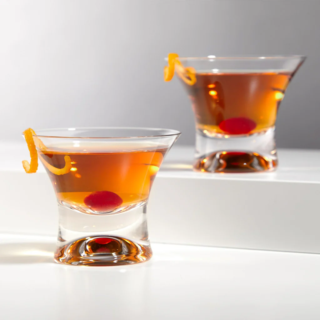 Viski Raye Stemless Crystal Manhattan Glasses - Image 2
