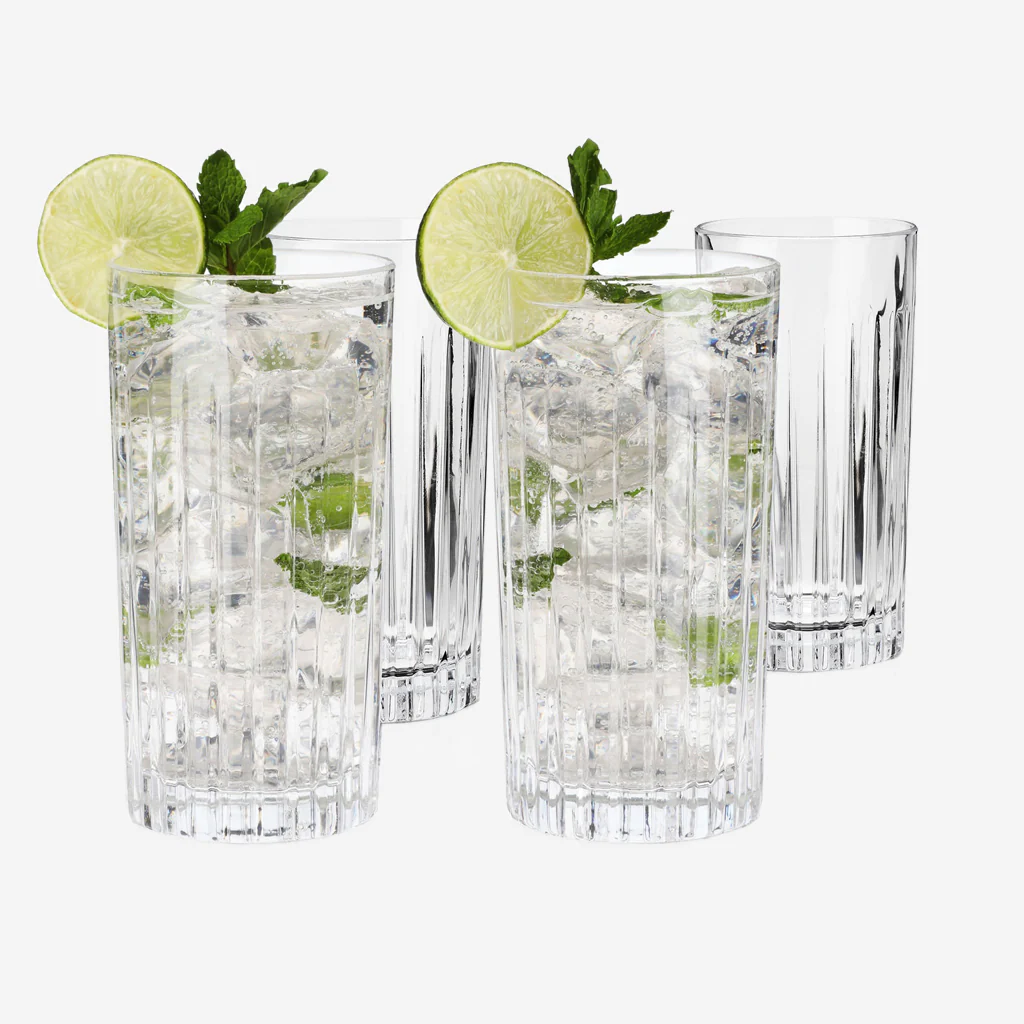 Viski Reserve Milo Crystal Highball Glasses - Image 4