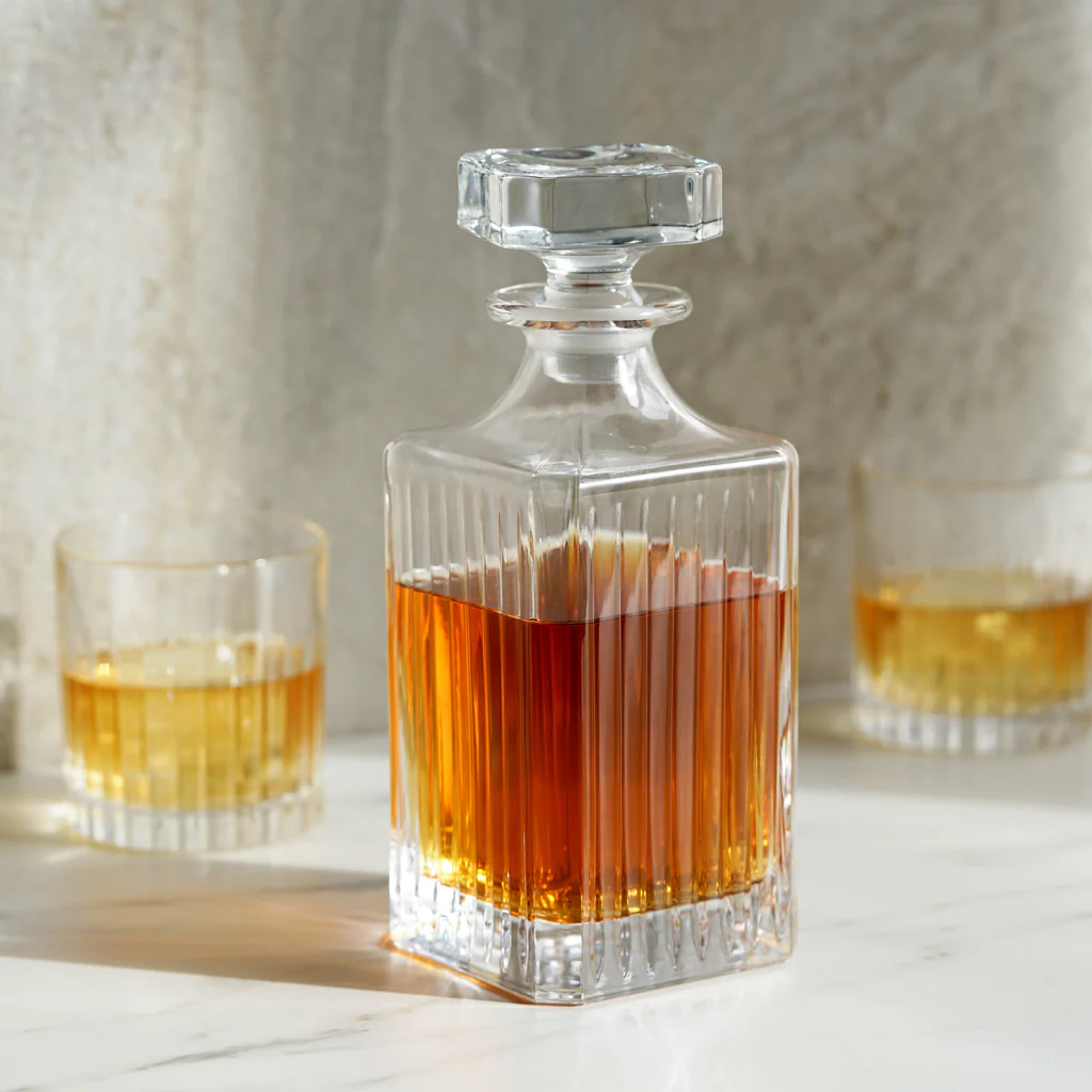 Viski Reserve Milo Crystal Liquor Decanter - Image 2