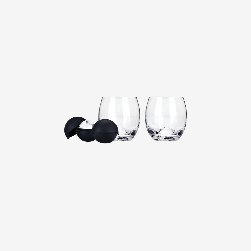 Viski Tumbler & Ice Sphere Set