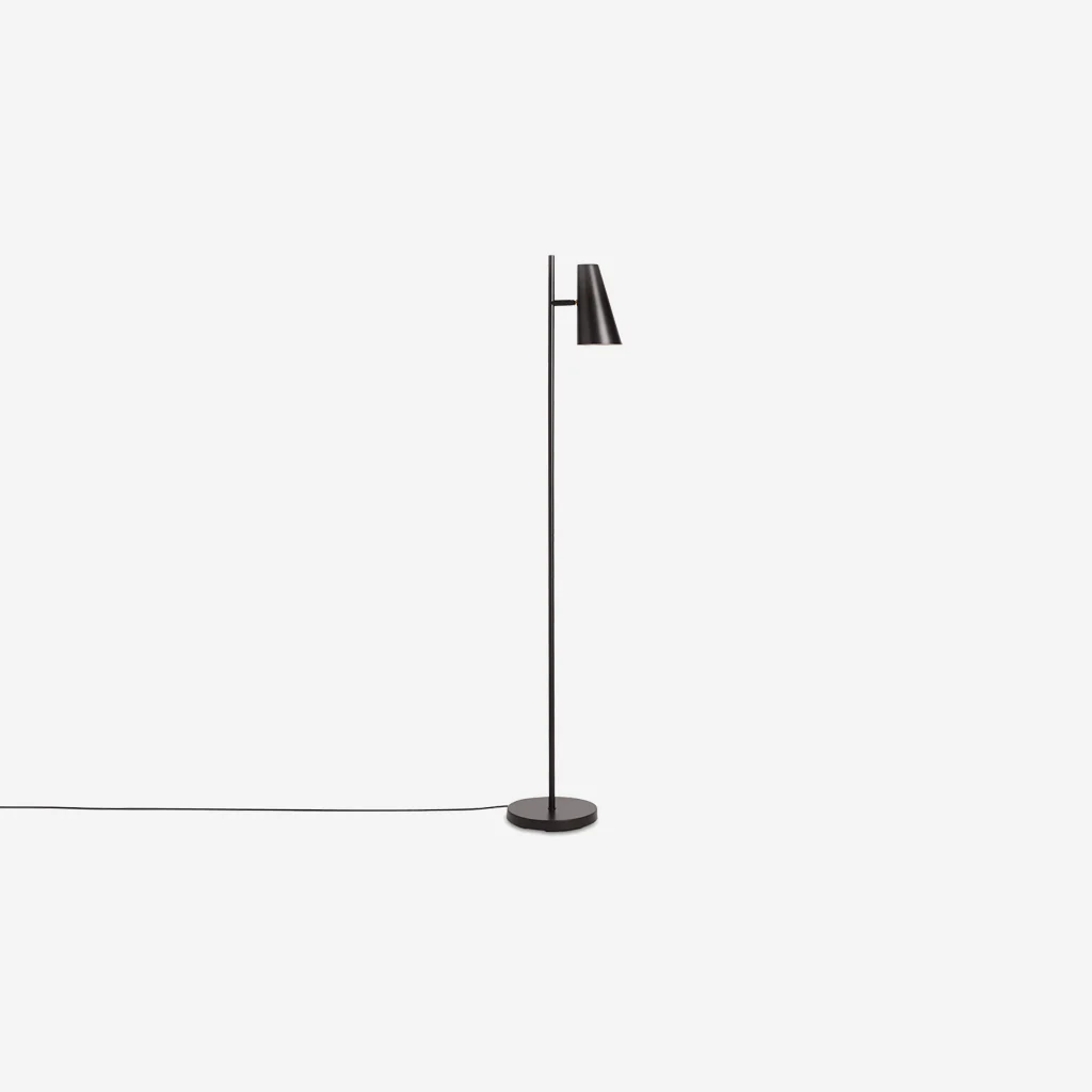 Woud Cono Floor Lamp Black