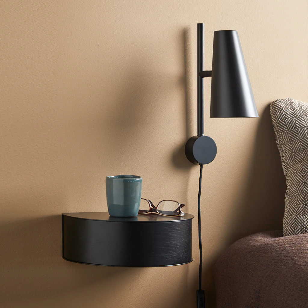 Woud Cono Wall Lamp Black - Image 2