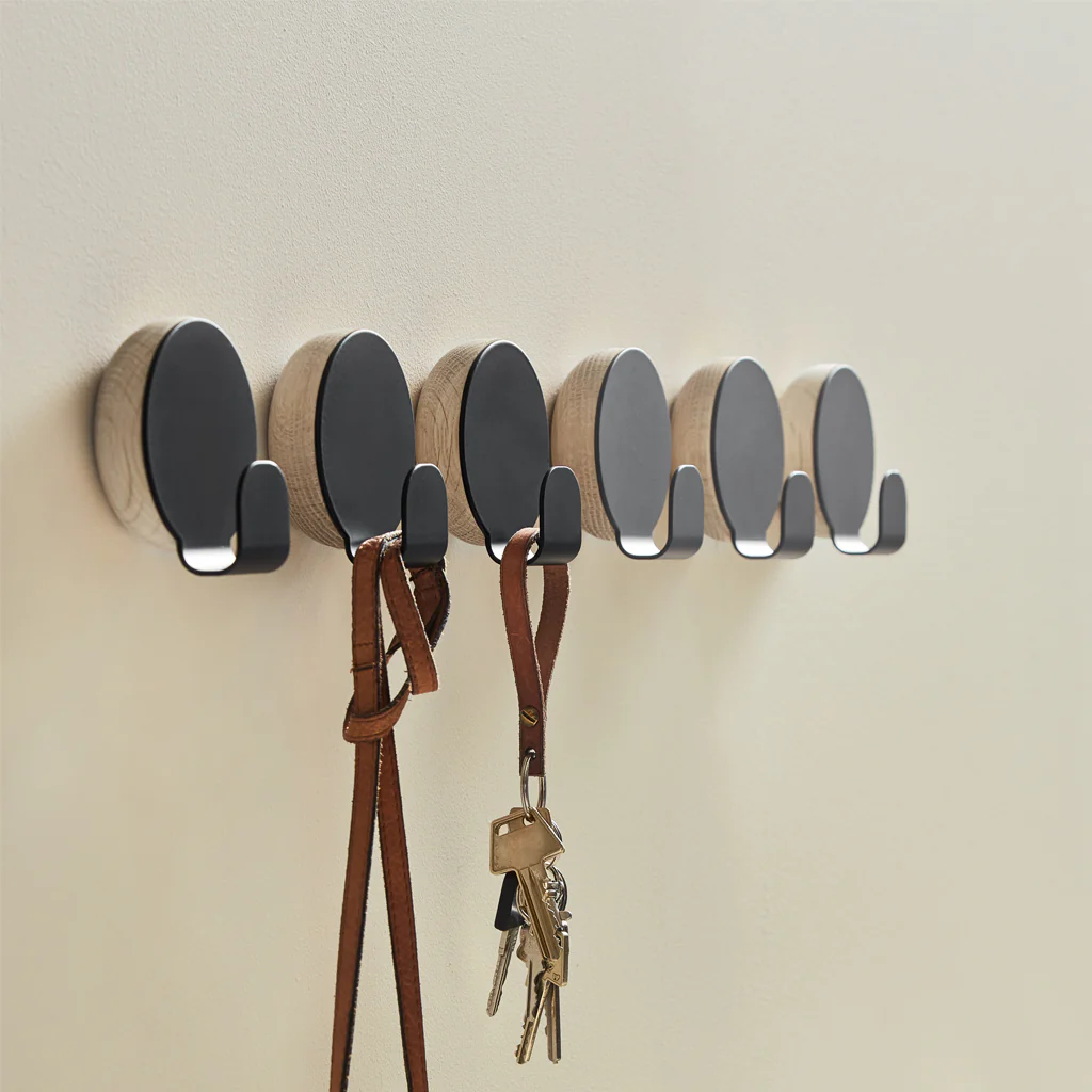 Woud Haak Wall Hook Black - Image 2