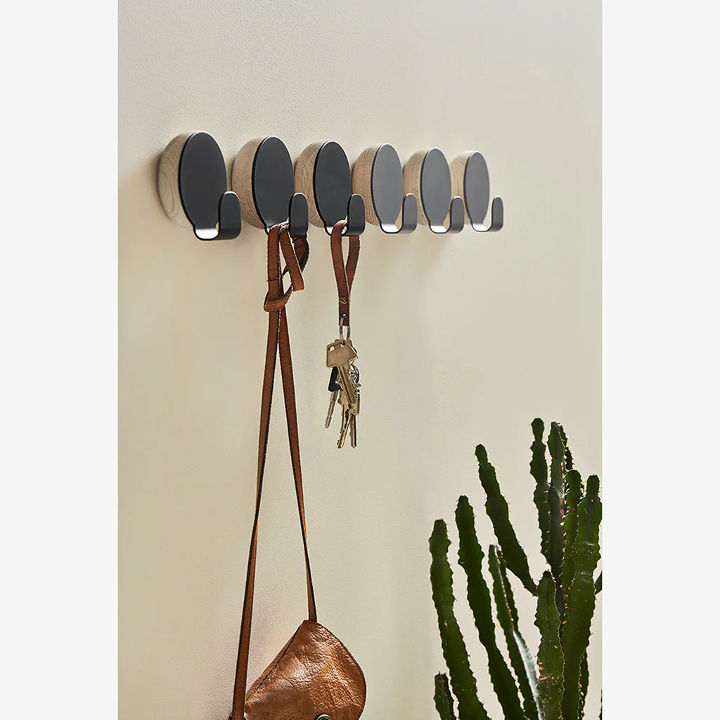 Woud Haak Wall Hook Black - Image 3