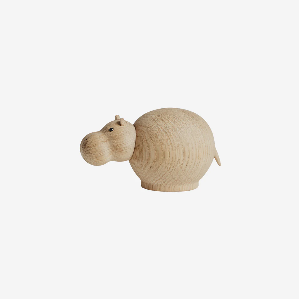 Woud Wooden Hibo Hippopotamus Mini