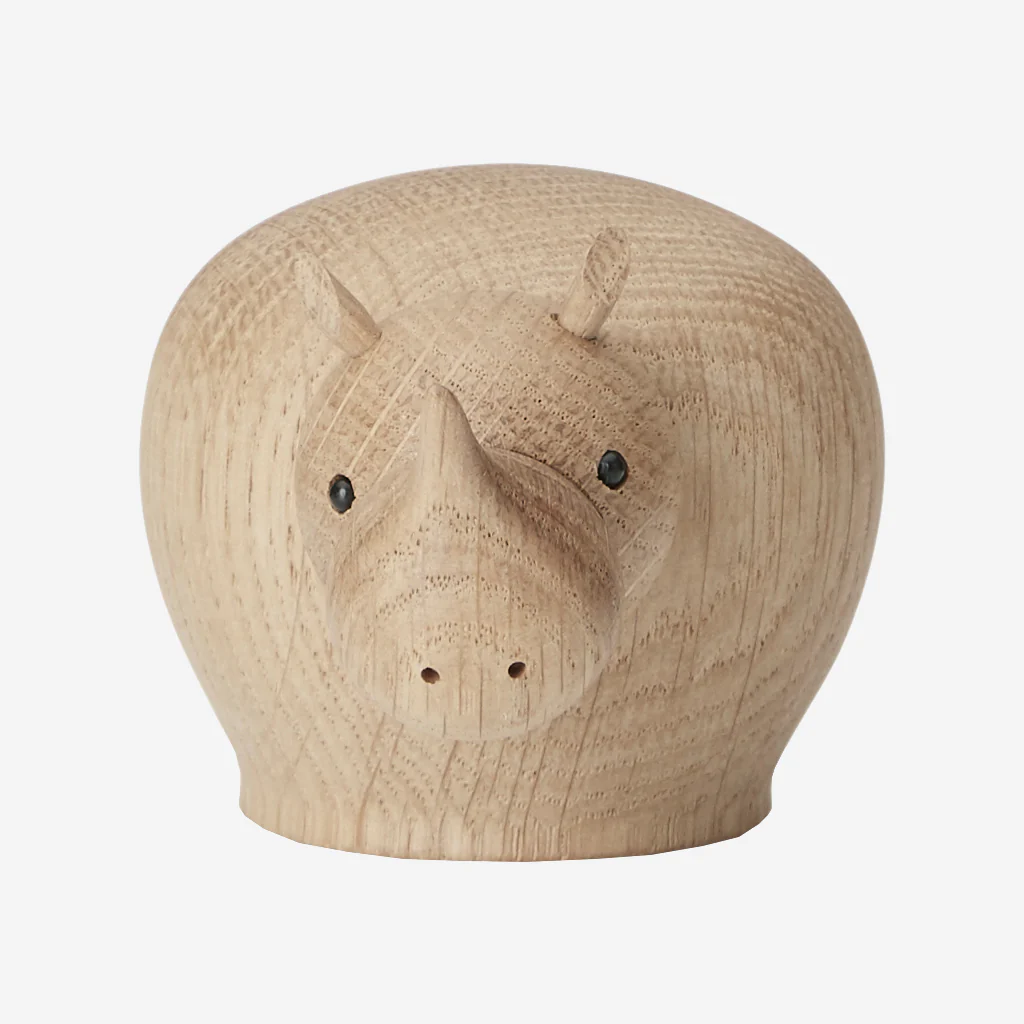 Woud Wooden Rina Rhinoceros Mini - Image 3