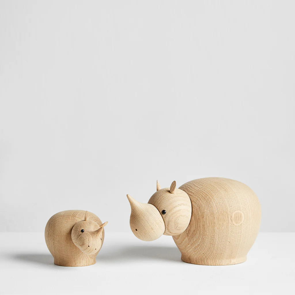 Woud Wooden Rina Rhinoceros Mini - Image 4