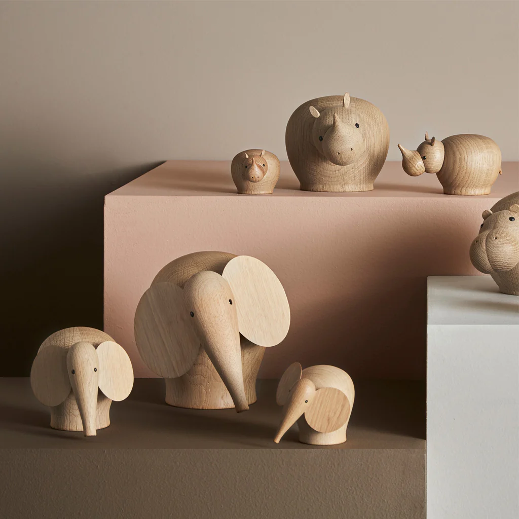 Woud Wooden Rina Rhinoceros Mini - Image 6