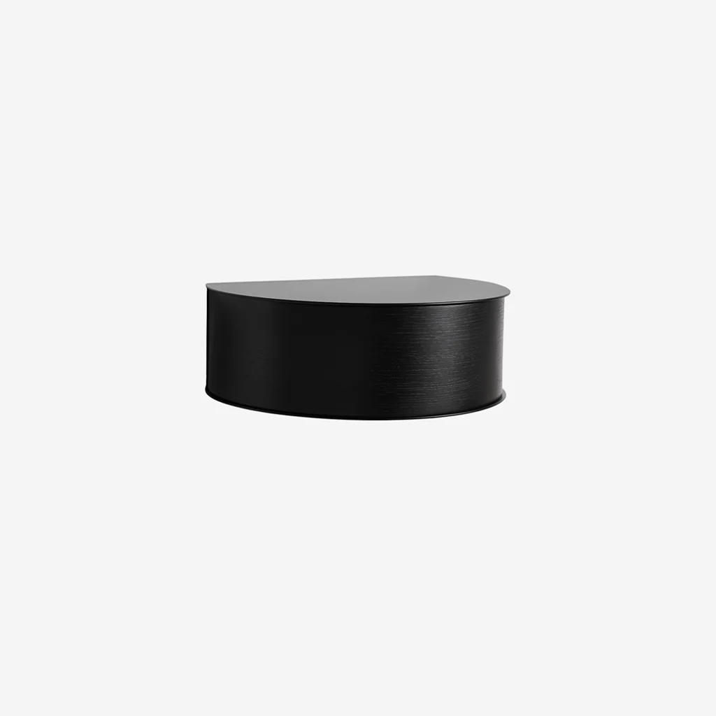 Woud Wallie Wall Drawer Black