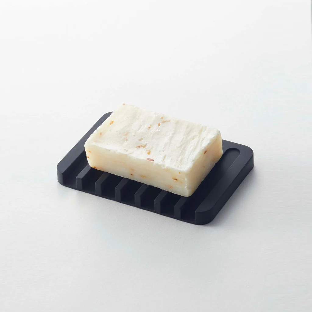 Yamazaki Flow Soap Tray Black - Image 2