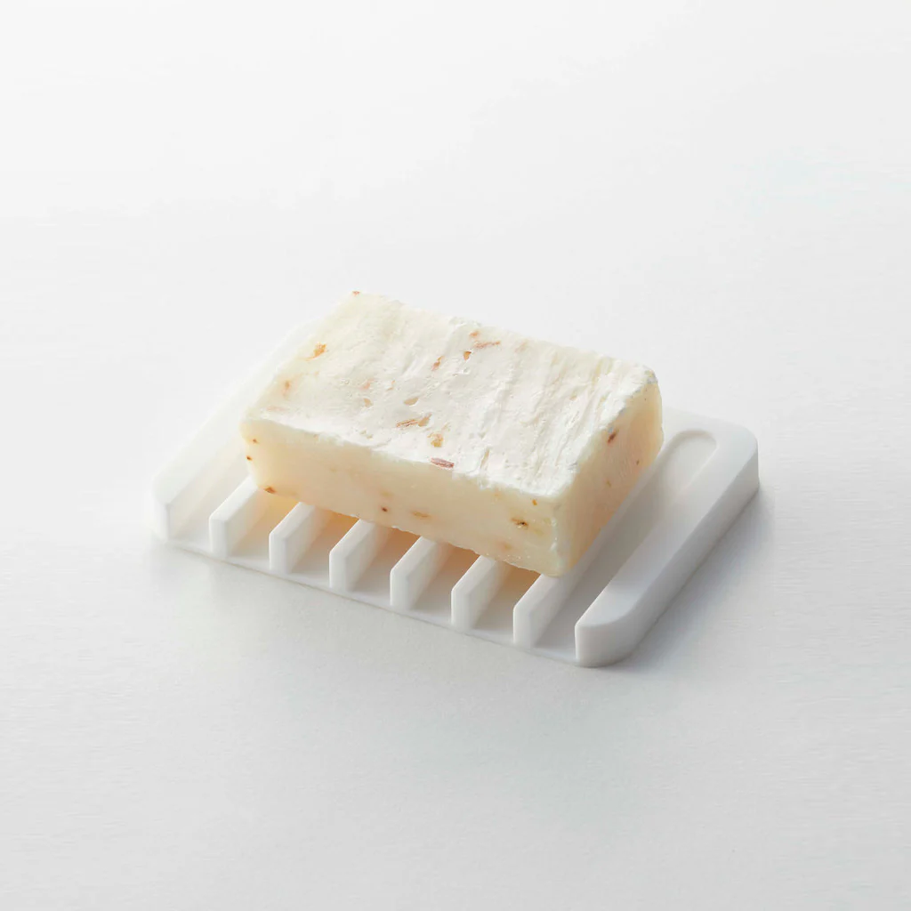 Yamazaki Flow Soap Tray White - Image 2