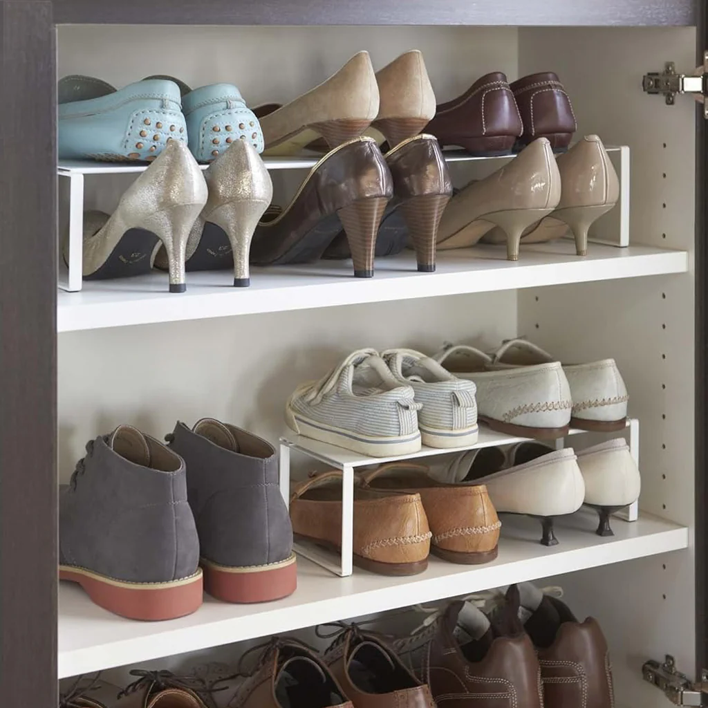 Yamazaki Frame Inner Shoe Rack White - Image 2