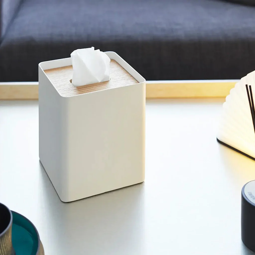 Yamazaki Rin Tissue Case Square White - Image 6