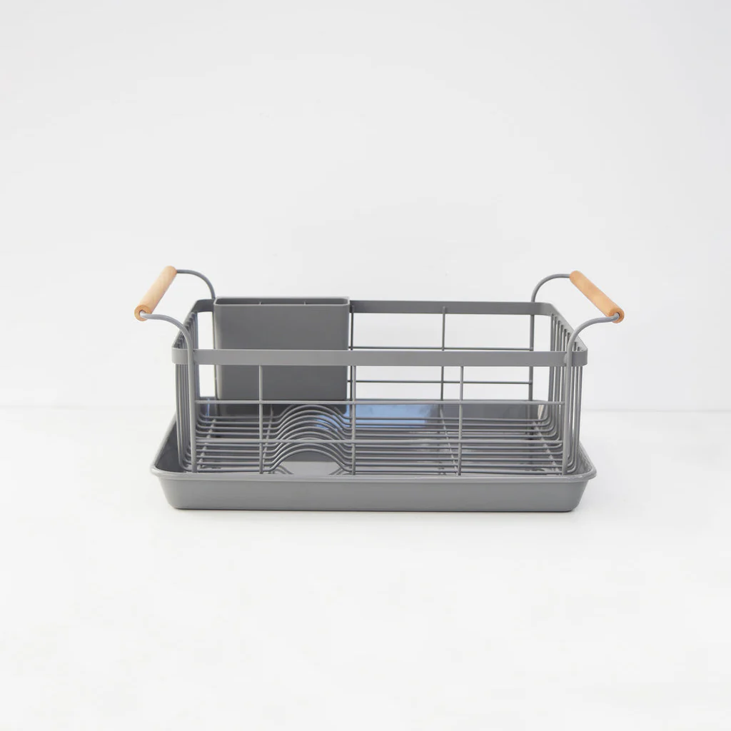 Yamazaki Tosca Dish Drainer Grey - Image 3