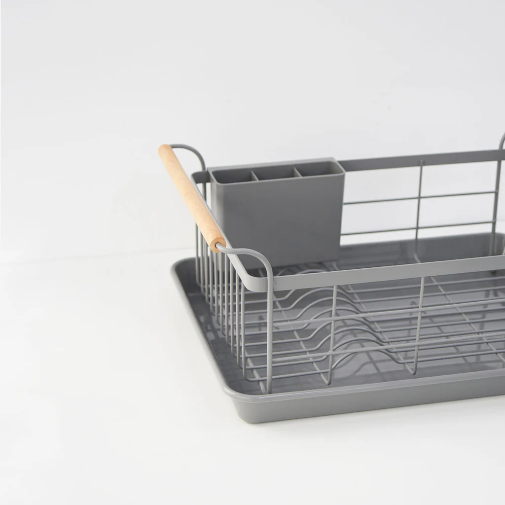 Yamazaki Tosca Dish Drainer Grey - Image 4
