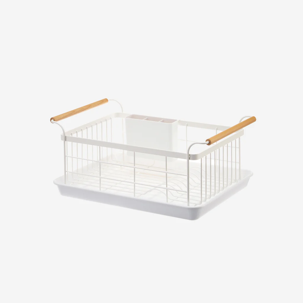 Yamazaki Tosca Dish Drainer White - Image 2