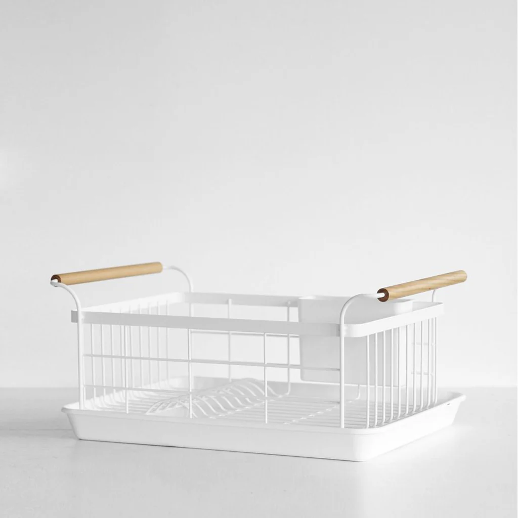Yamazaki Tosca Dish Drainer White - Image 3