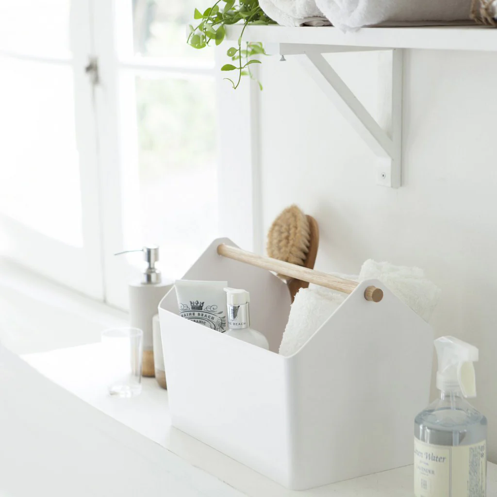 Yamazaki Tosca Favori Storage Caddy White - Image 2