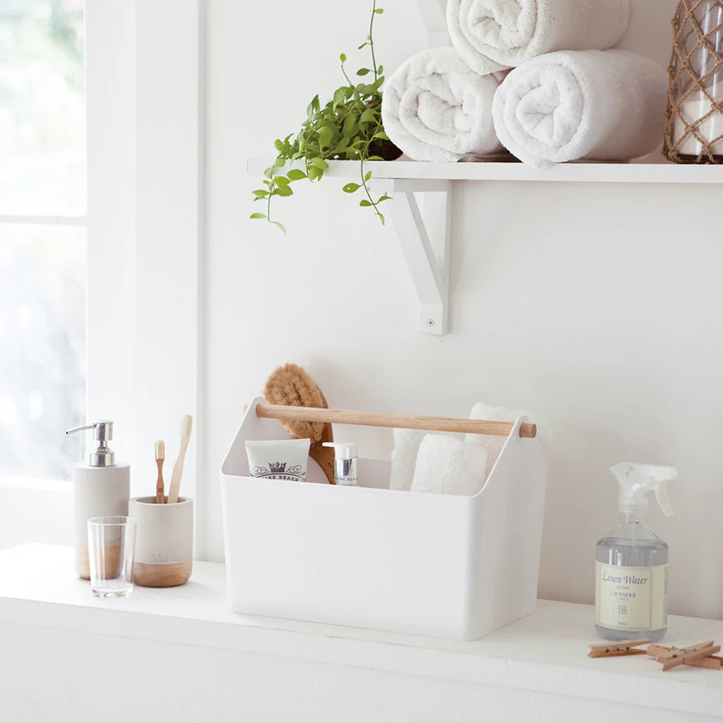 Yamazaki Tosca Favori Storage Caddy White - Image 4