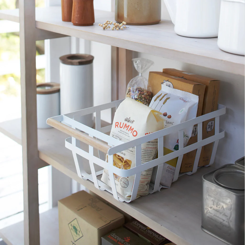 Yamazaki Tosca Storage Basket One Handle - Image 2