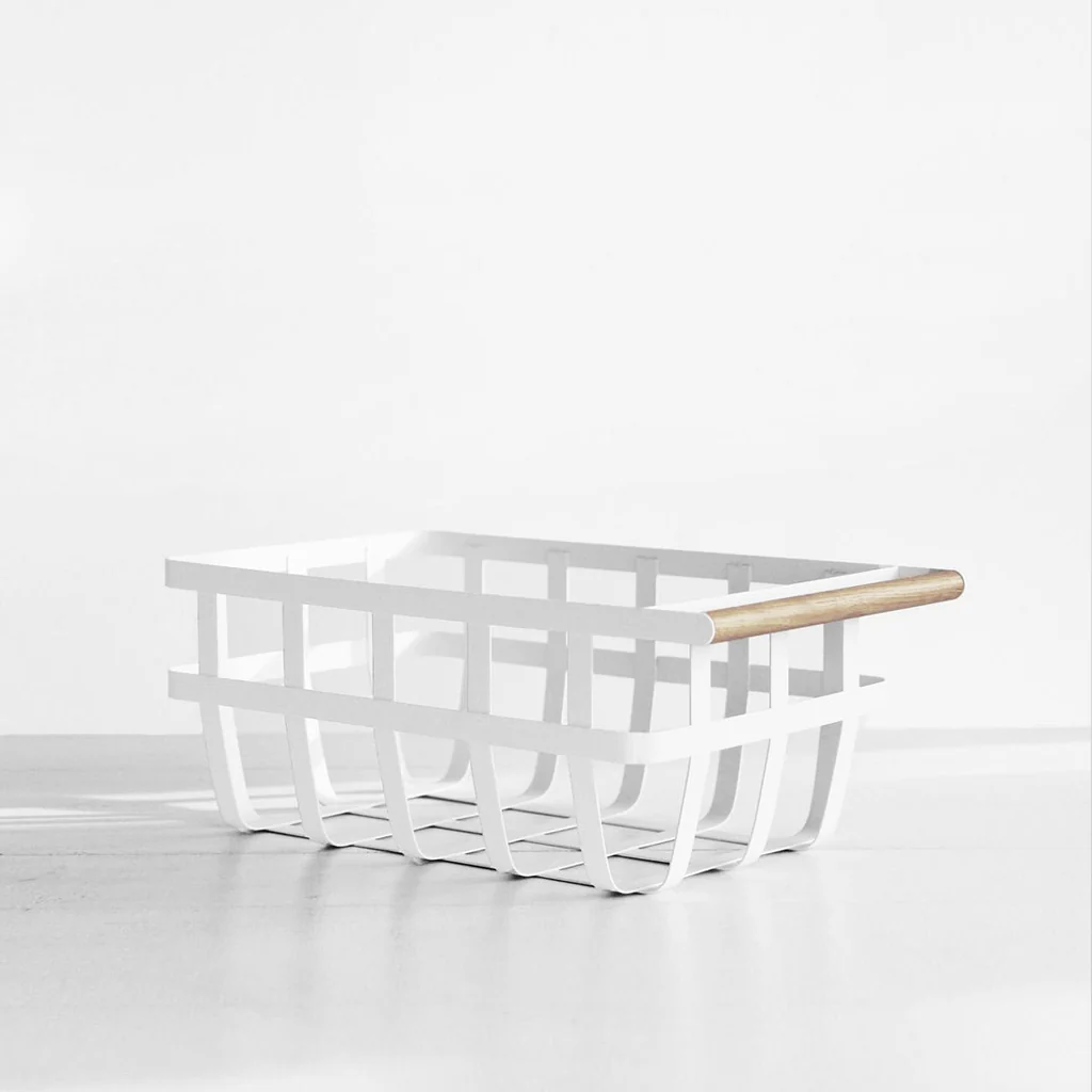 Yamazaki Tosca Storage Basket One Handle - Image 3