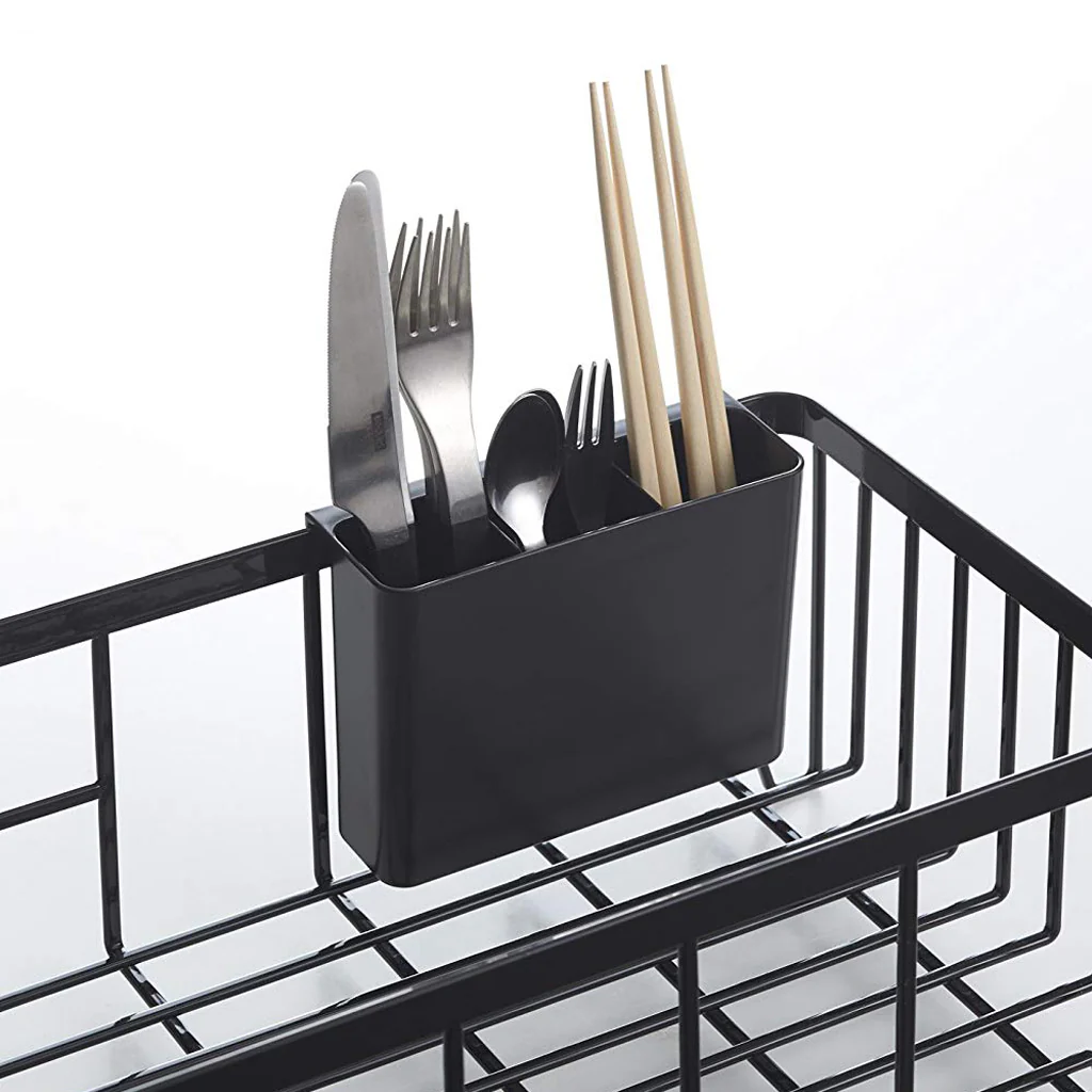 Yamazaki Tower Dish Drainer Rack Black - Image 4