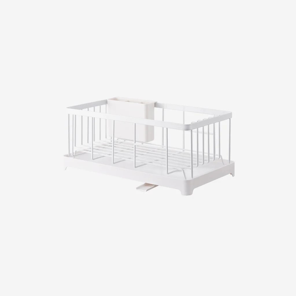 Yamazaki Tower Dish Drainer Rack White - Image 6