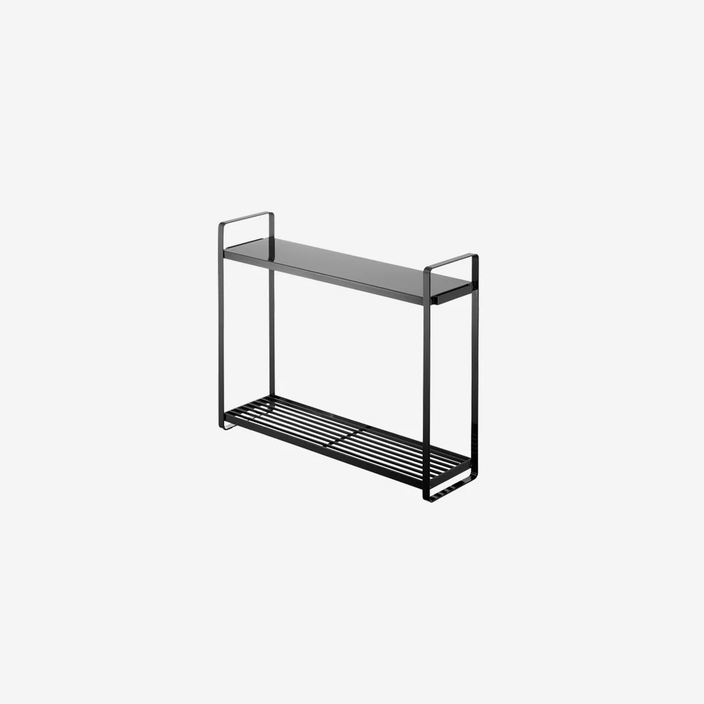 Yamazaki Tower Double Countertop Stand Black