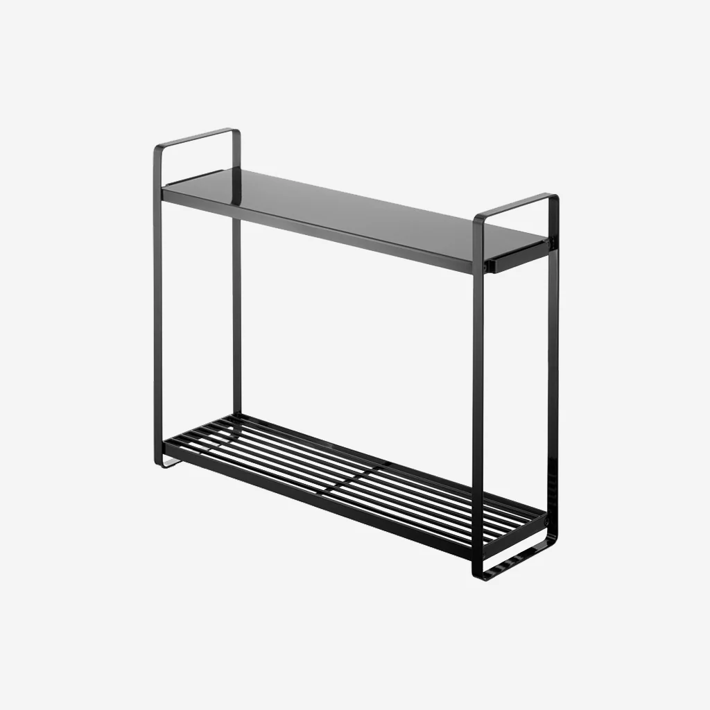 Yamazaki Tower Double Countertop Stand Black - Image 4