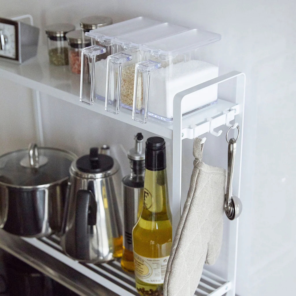 Yamazaki Tower Double Countertop Stand White - Image 2