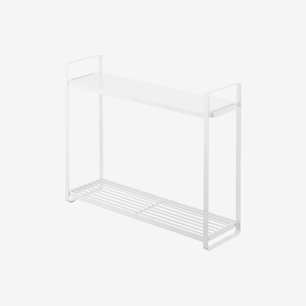 Yamazaki Tower Double Countertop Stand White - Image 4