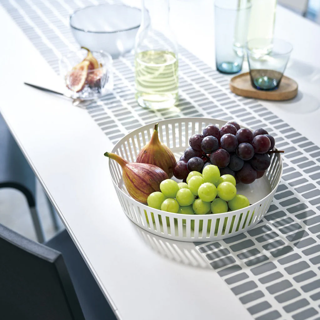 Yamazaki Tower Fruit Basket White - Image 2