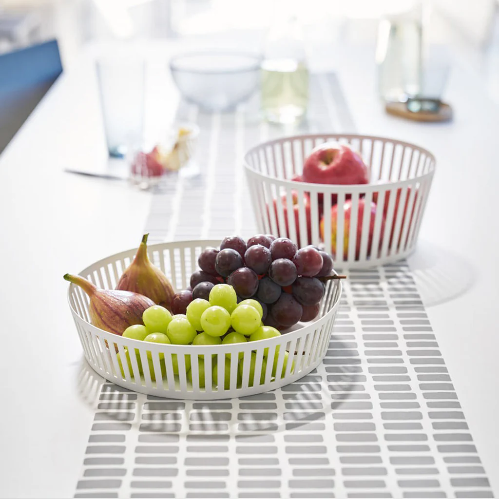 Yamazaki Tower Fruit Basket White - Image 3