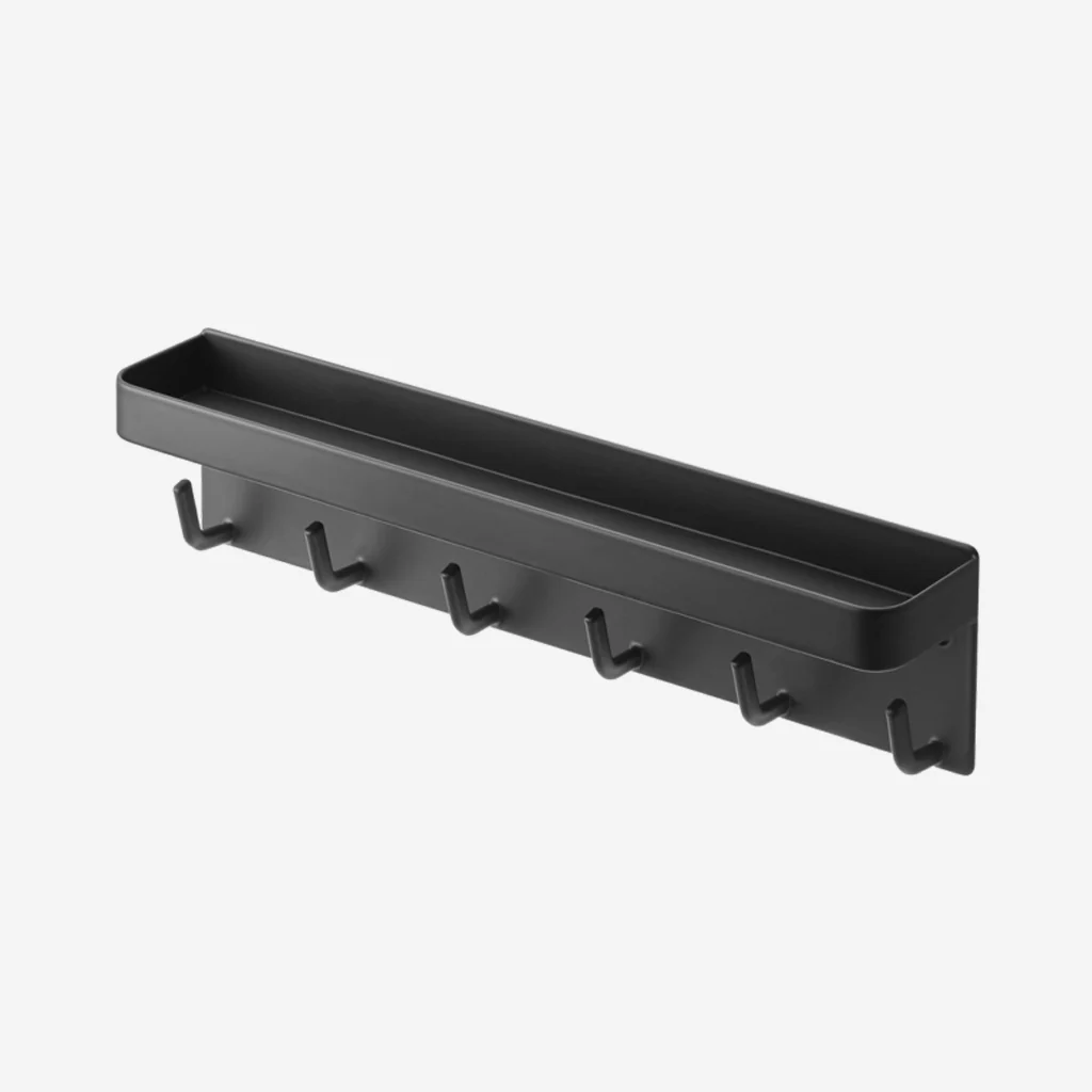 Yamazaki Tower Magnetic Key Hook Tray Black - Image 5