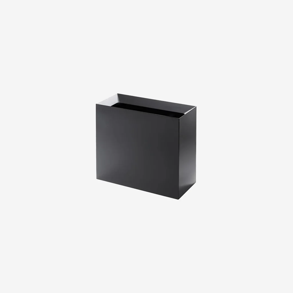 Yamazaki Tower Rectangular Bin Black