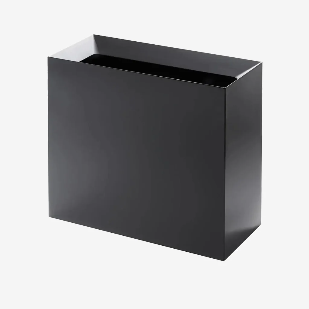 Yamazaki Tower Rectangular Bin Black - Image 6