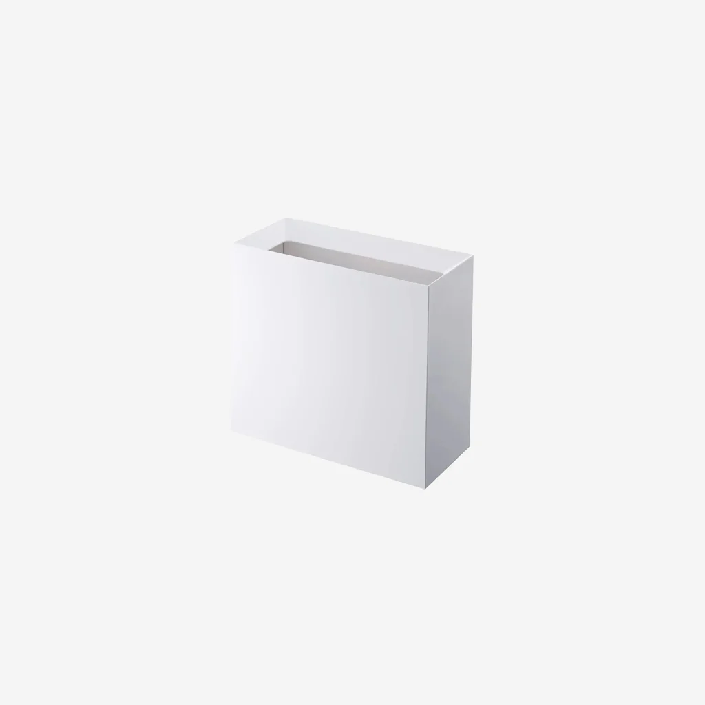 Yamazaki Tower Rectangular Bin White